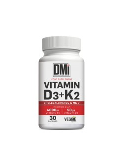 Vitamin D3+K2 30 cap